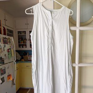 Chambray tunic dress